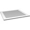 Ekena Millwork Vertical Surface Mount PVC Gable Vent: Non-Functional, w/3-1/2"W x 1"H, Standard Frame, 36"W x 34"H GVPVE36X3401SN - alternate 5
